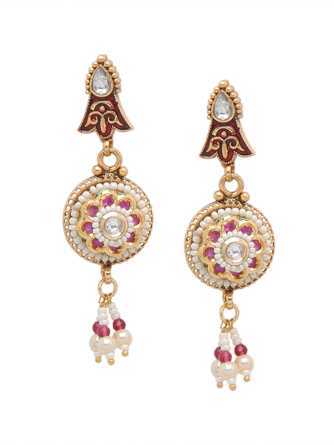 YouBella Jewellery Celebrity Inspired Gold Plated Necklace Jewellery Set for Girls and Women